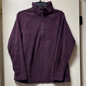Eddie Bauer Maroon Quarter-Zip Pullover